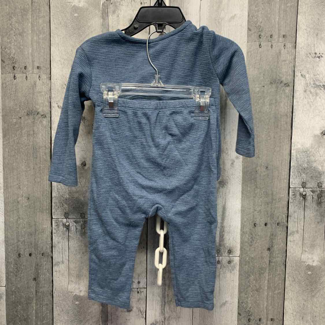 Size 12 Months Blue Modern Moments by Gerber Shirt/Pants