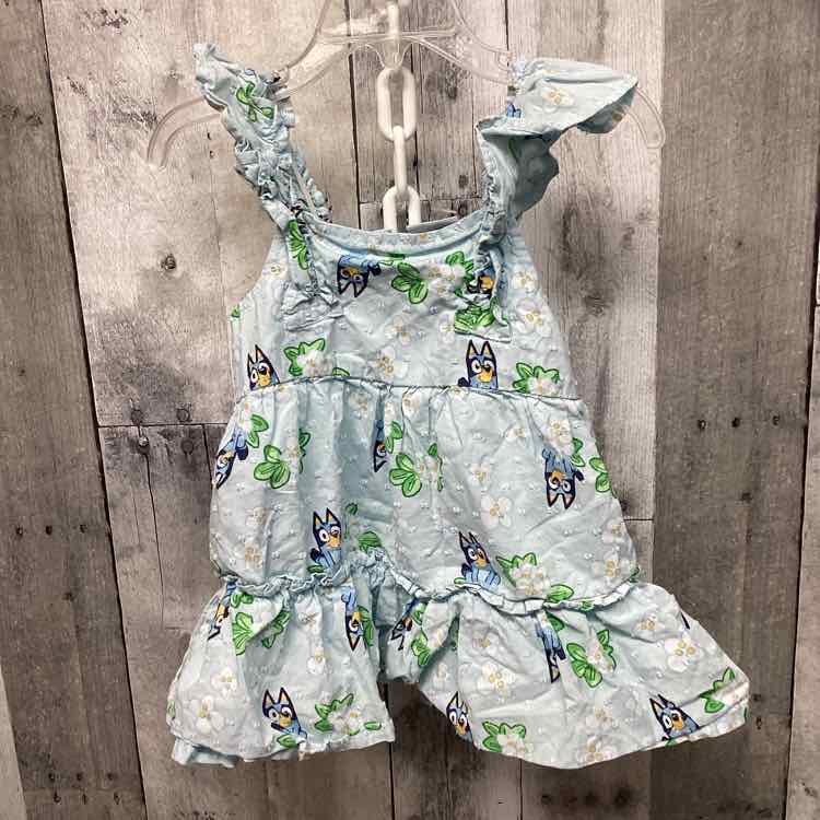 Size 12 Months Blue Print Disney Dress