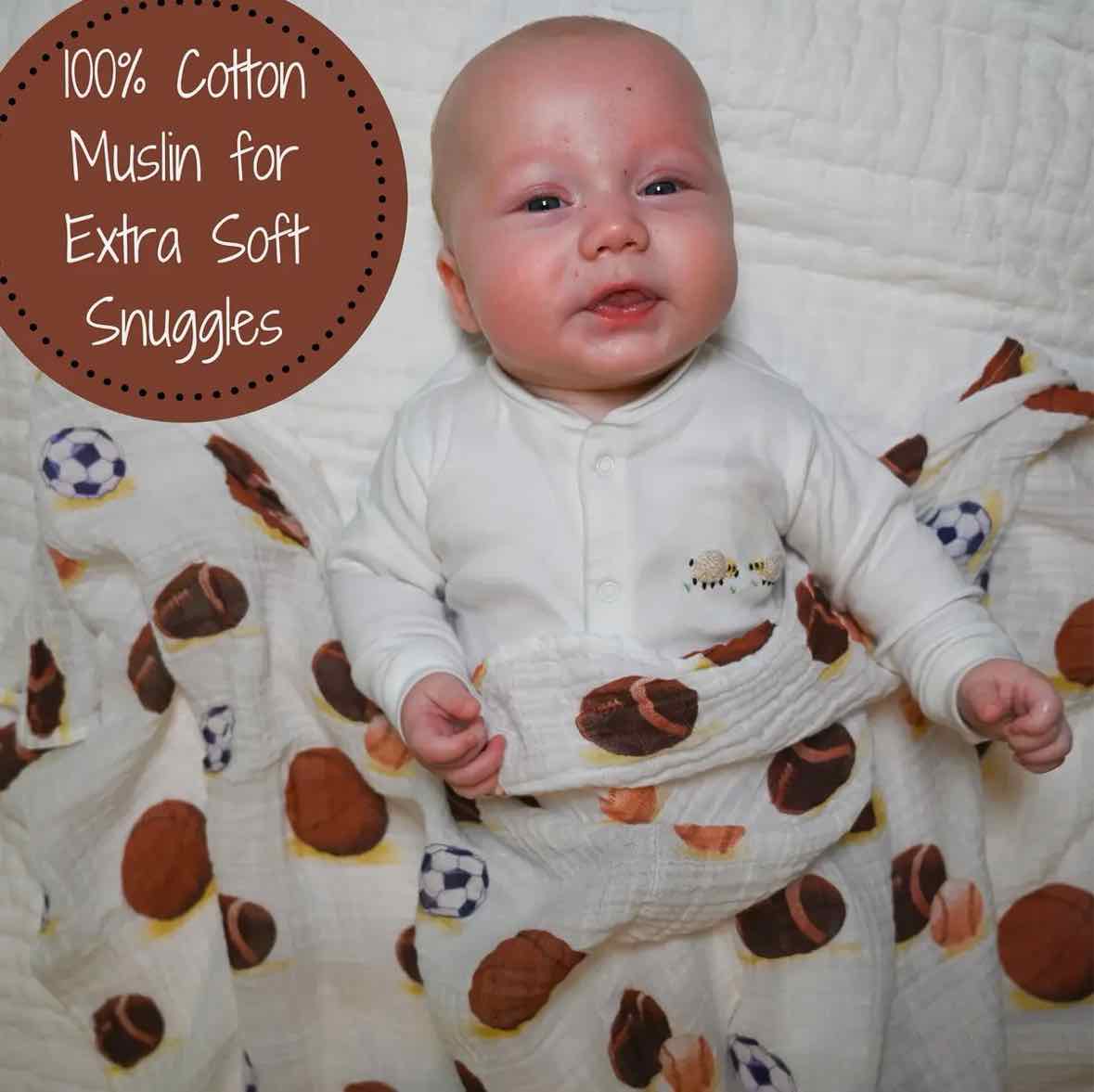 LollyBanks Go Sports! Receiving Blanket