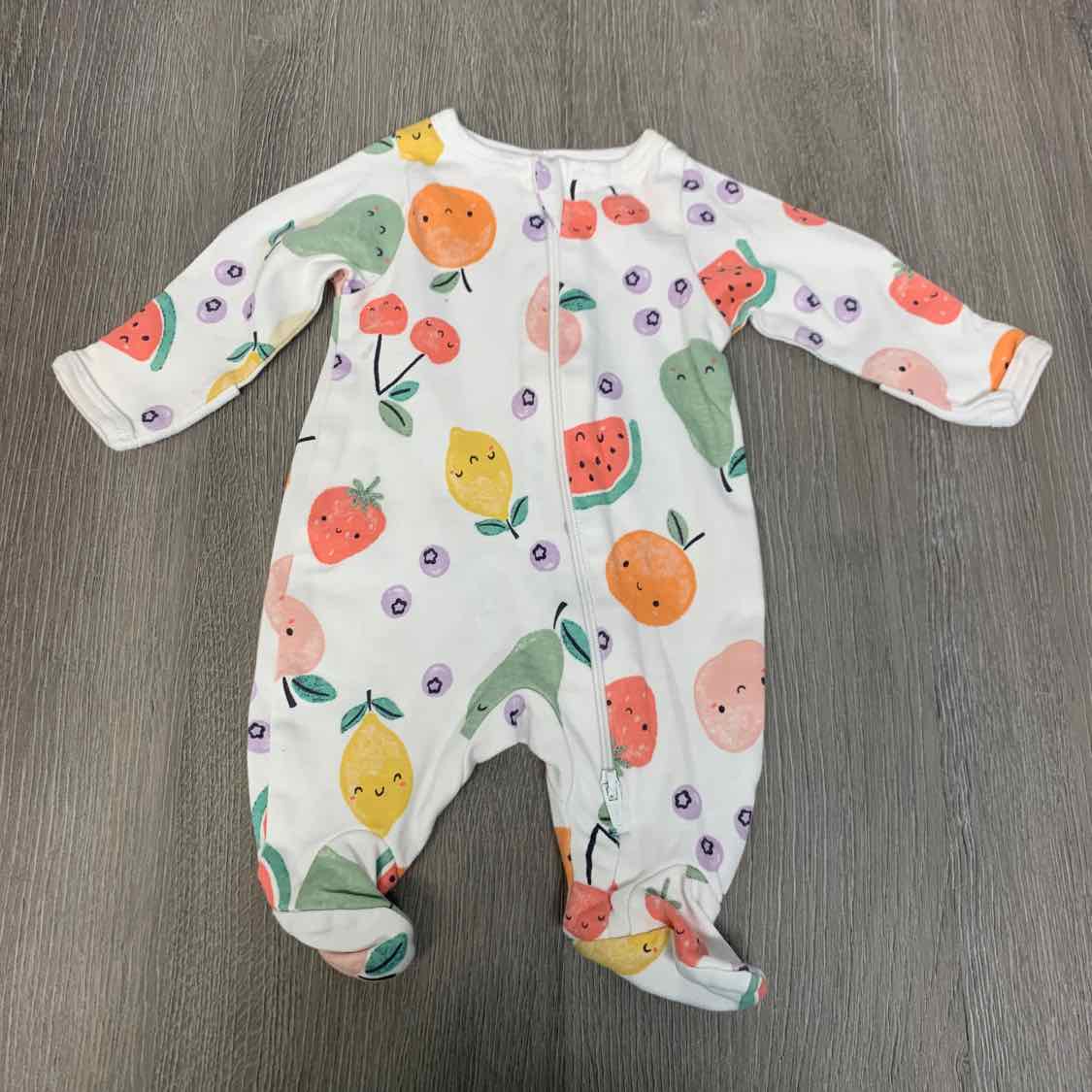 Size Preemie White Print Wonder Nation Bodysuit