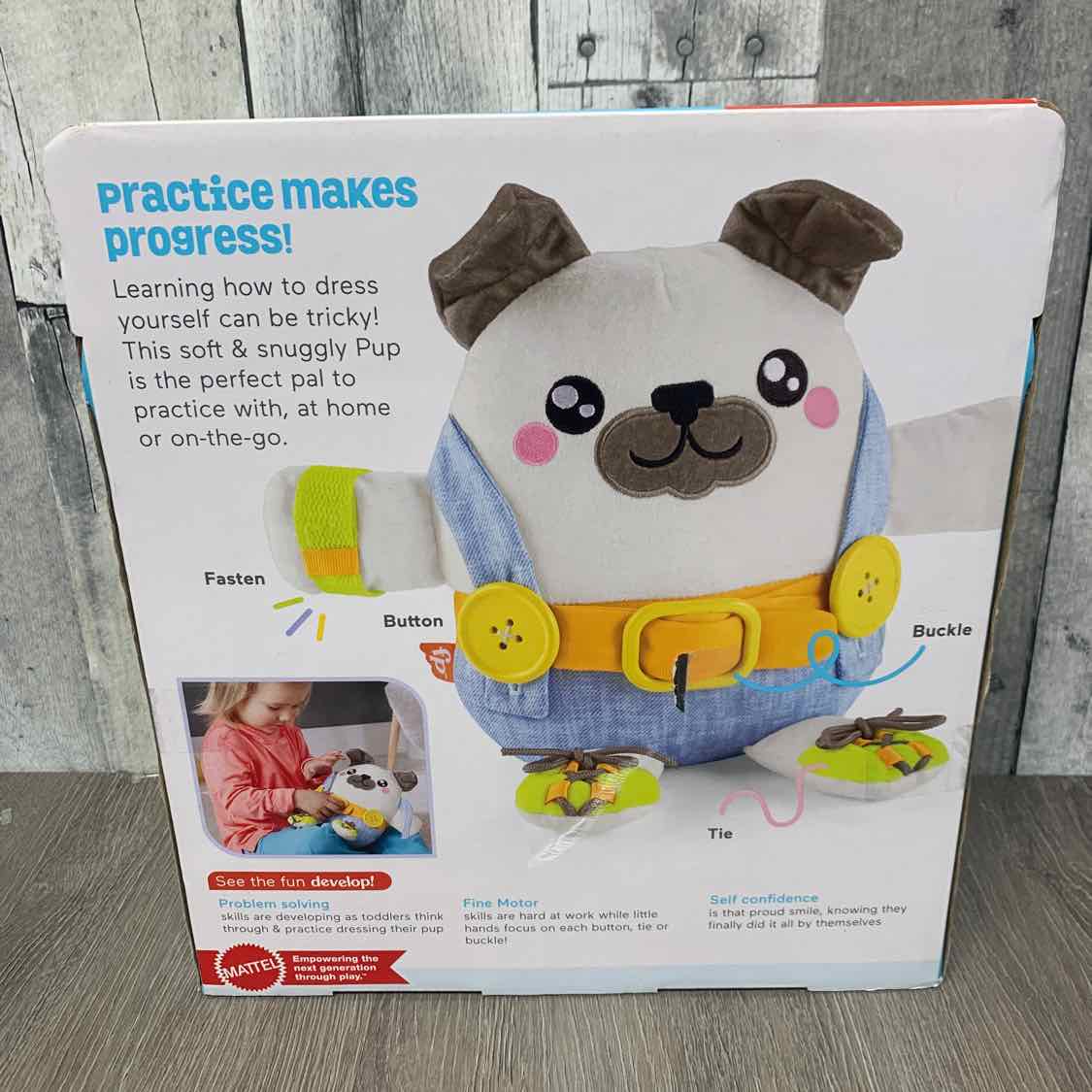 Fisher Price White/Blue Interactive Learning Toy