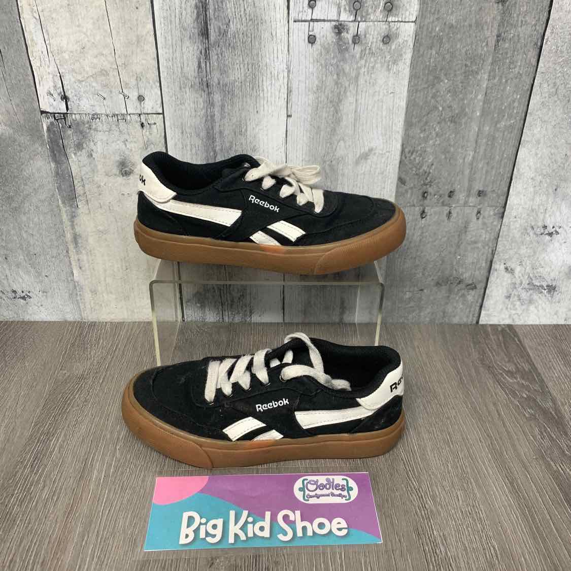 Size 1 Black/Brown Reebok Sneakers