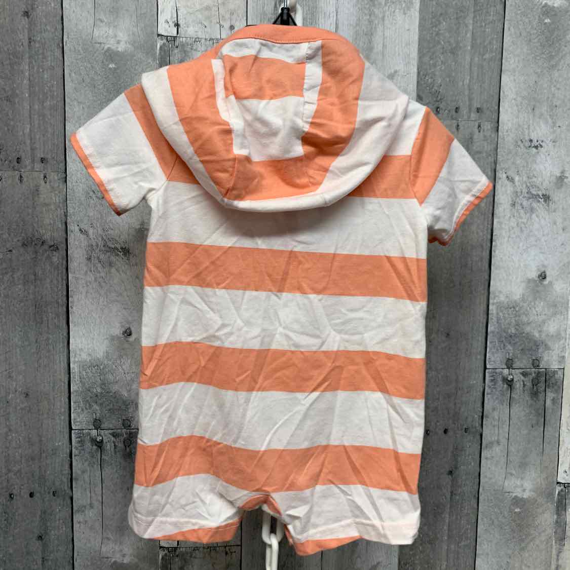 Size 18 Months Coral/White Child of Mine Romper