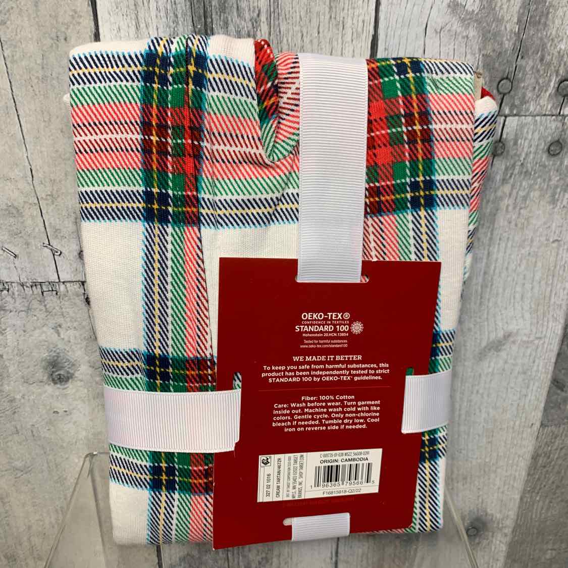 Size 3-6 Months Red/White Holiday Brands Footy PJs