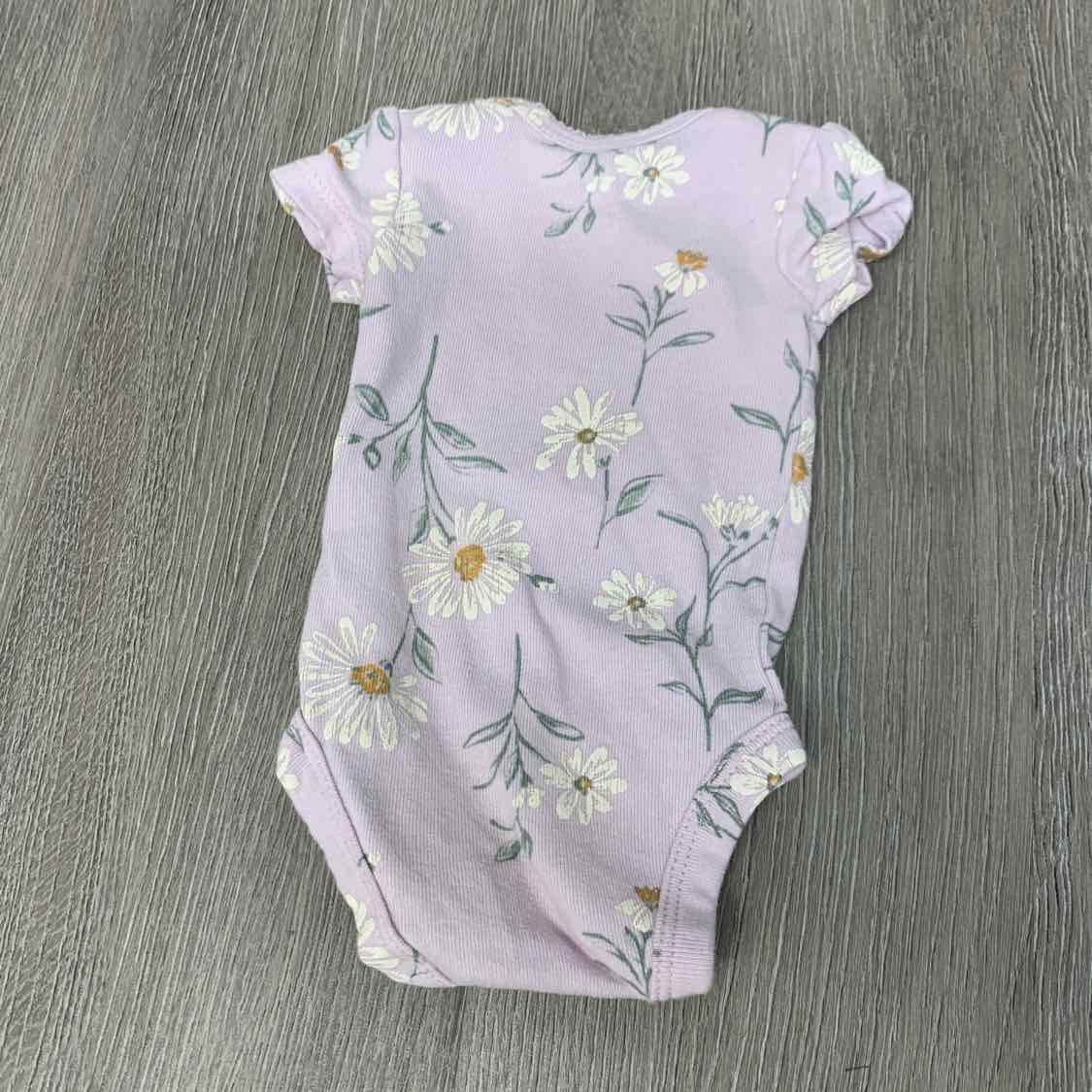 Size Preemie Purple Carter's Bodysuit