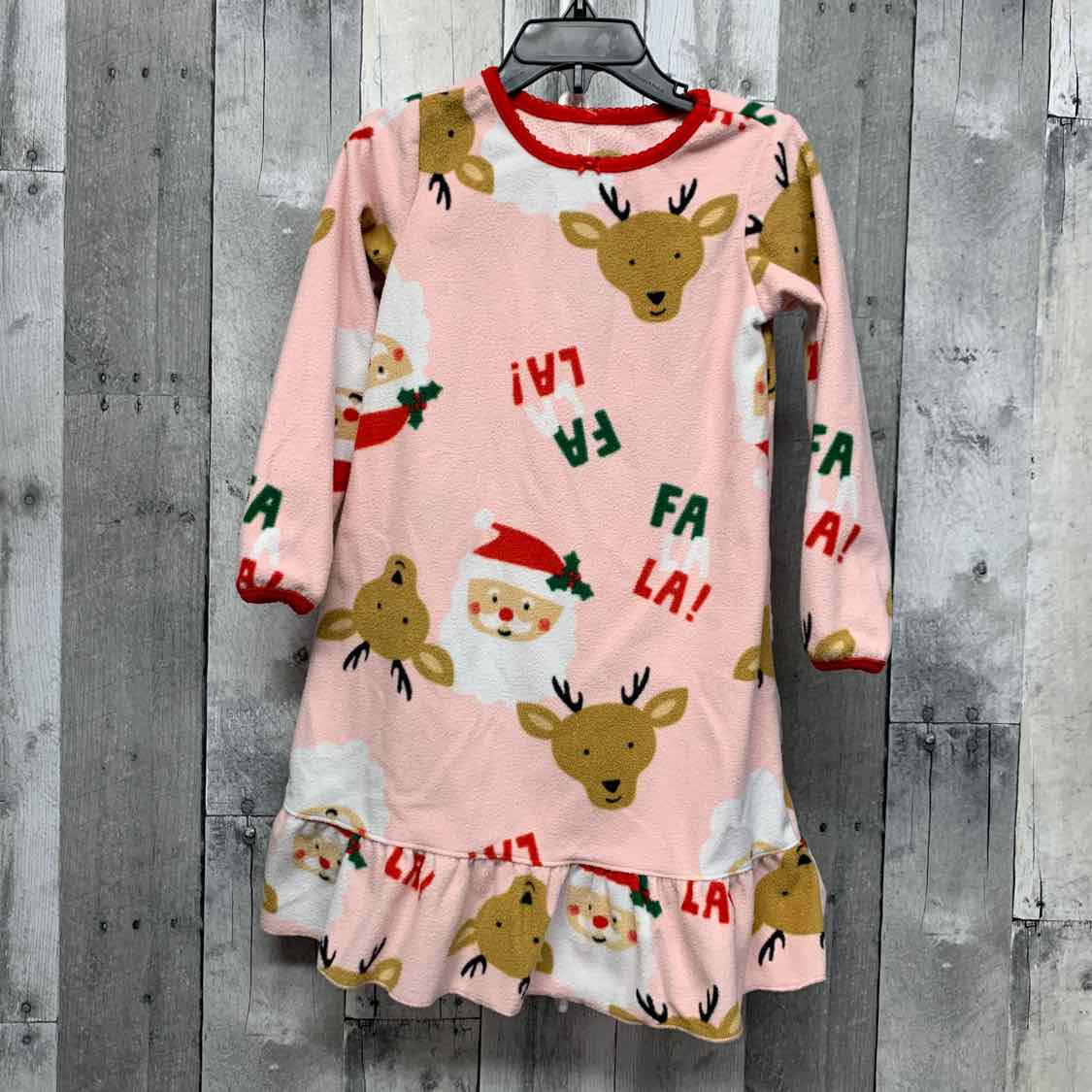 Size 2/3 Pink/Red Carter's Nightgown