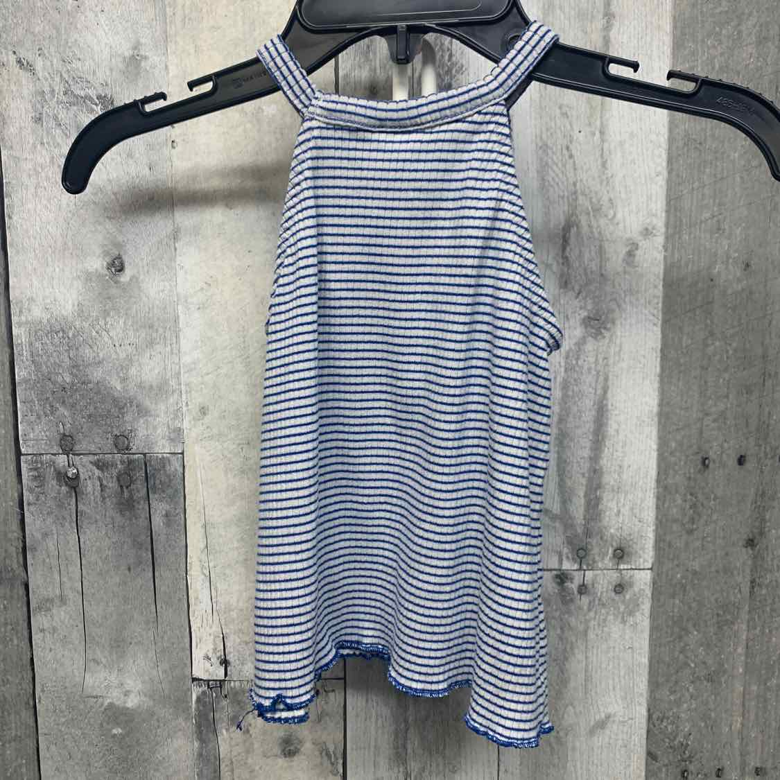 Size 5 Blue Striped Zara Tank Top