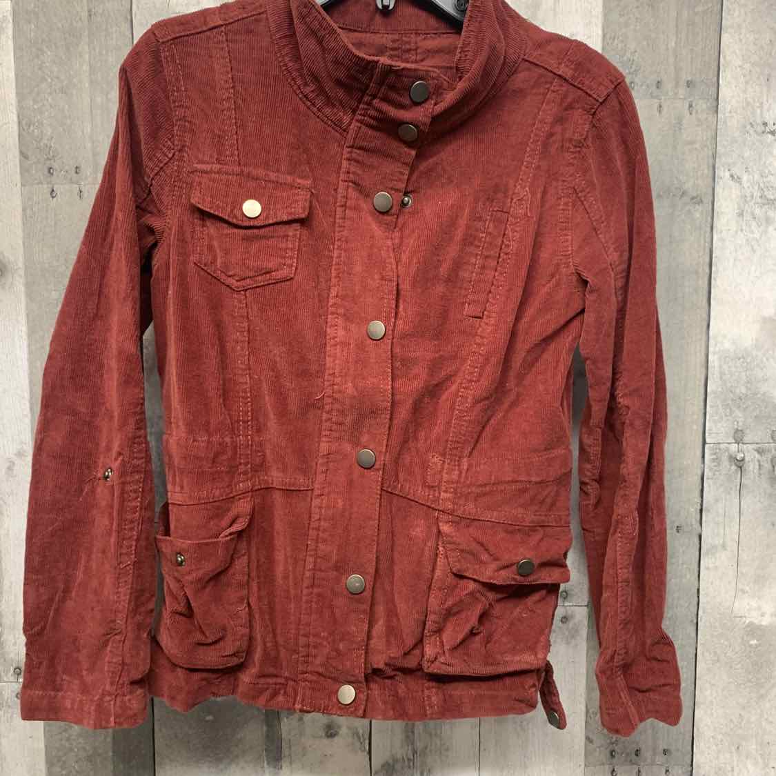 Size Medium Burgundy Mid Brand Light Jacket
