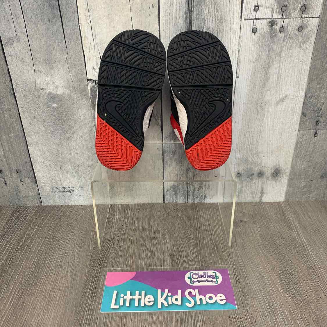 Size 8 Black/Red Sport Brand Sneakers