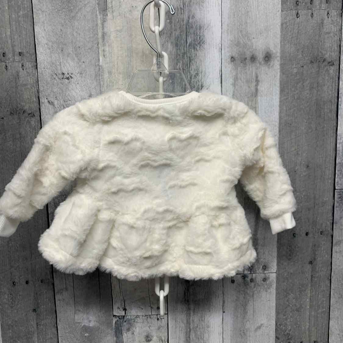 Size 9 Months White Laughing Llama Pull Over
