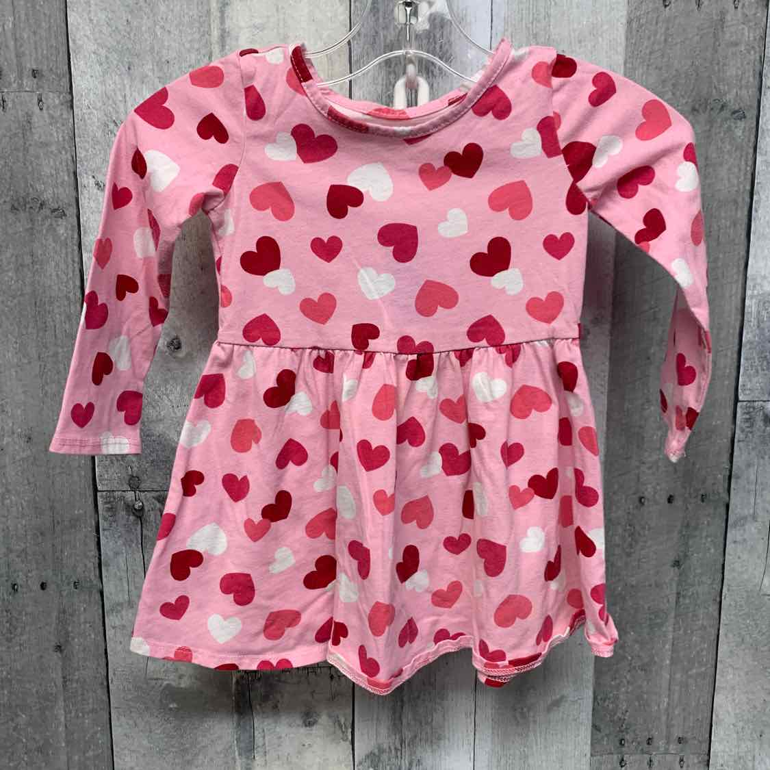 Size 18-24 Months Pink/Red Children's Place LS Dress