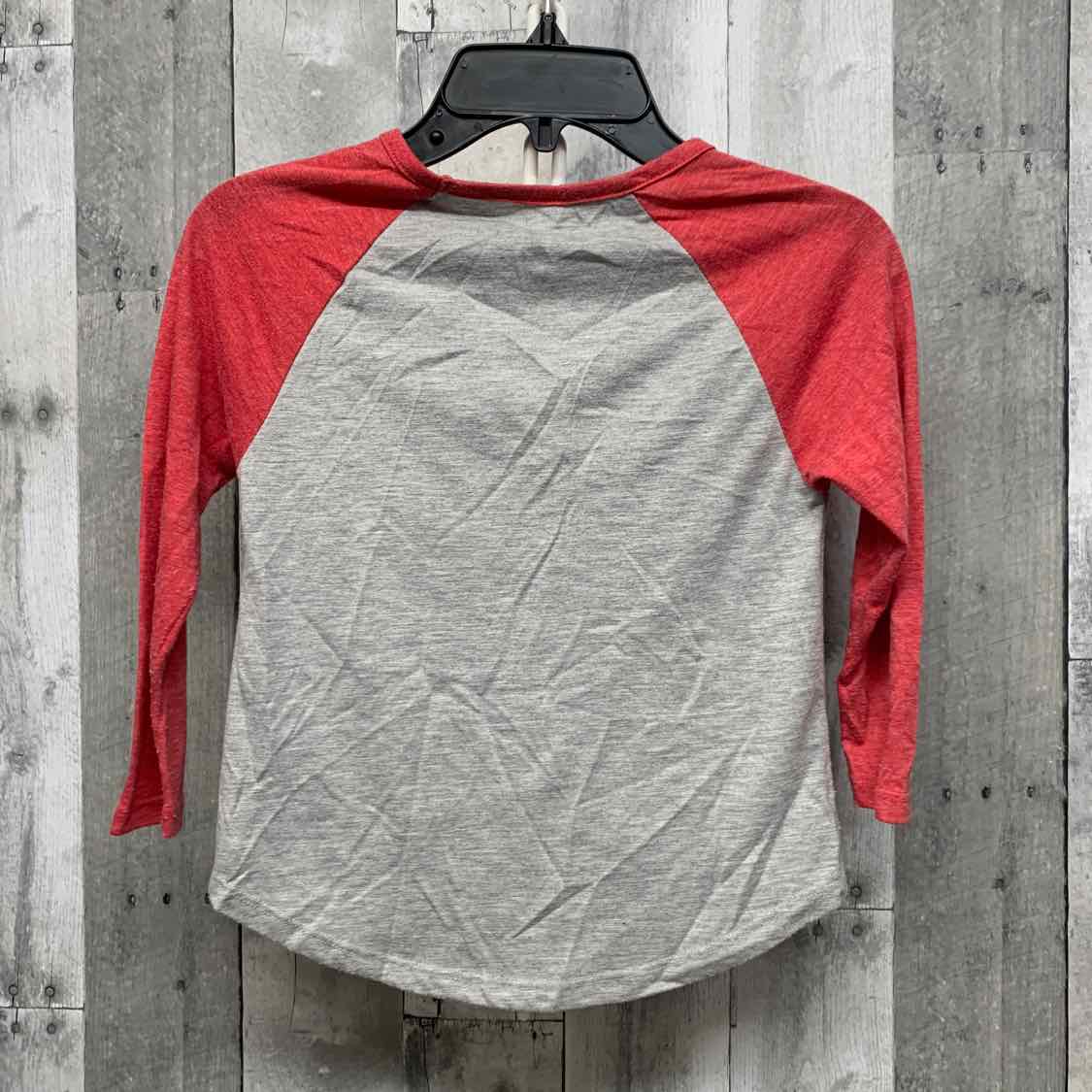 Size 4/5 Gray/Red Holiday Brands Long Sleeve Shirt