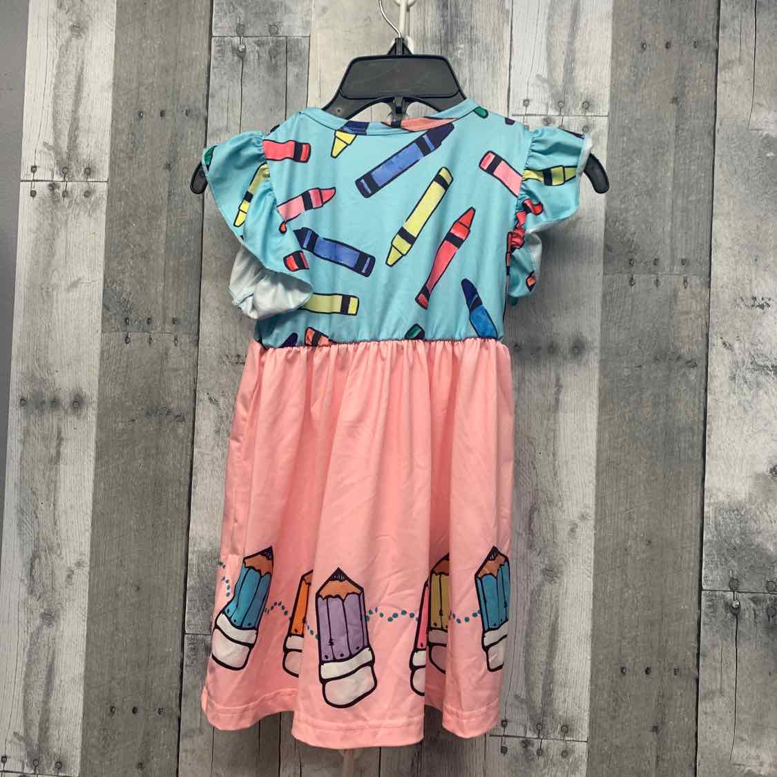 Size 4 Blue/Pink Shein Dress