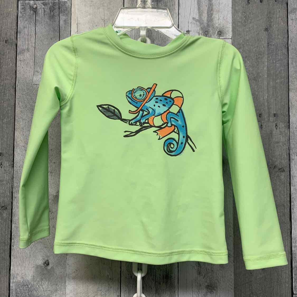 Size 2T Green/Blue Carter's Swim Top