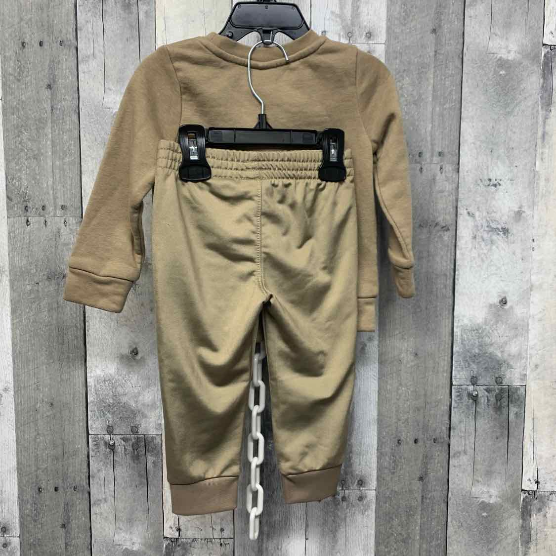 Size 18 Months Brown/Black Puma Sweats - 2pc