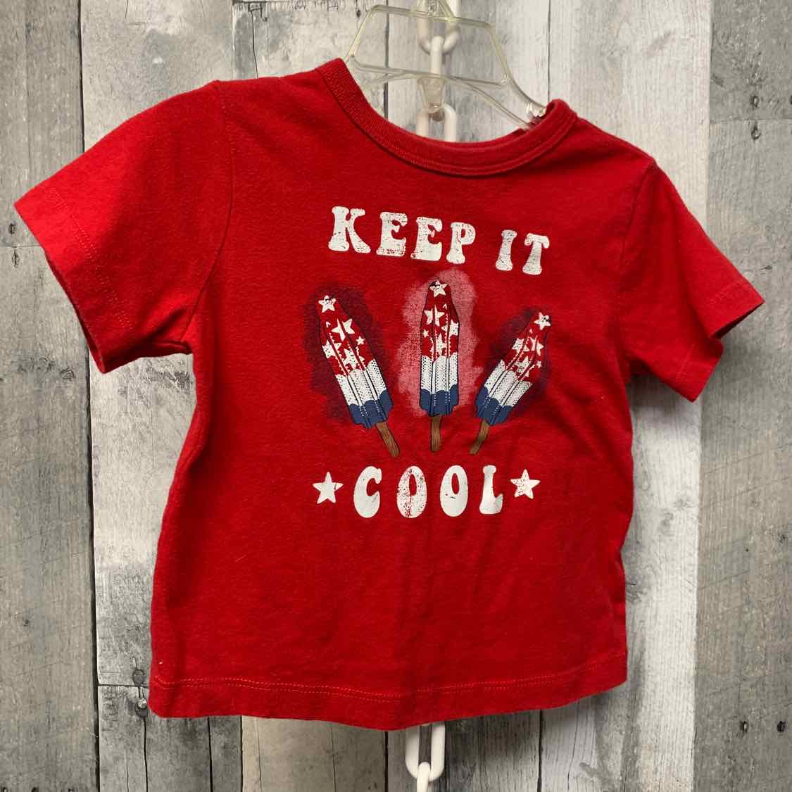 Size 18 Months Red/White/Blue Holiday Brands T Shirt