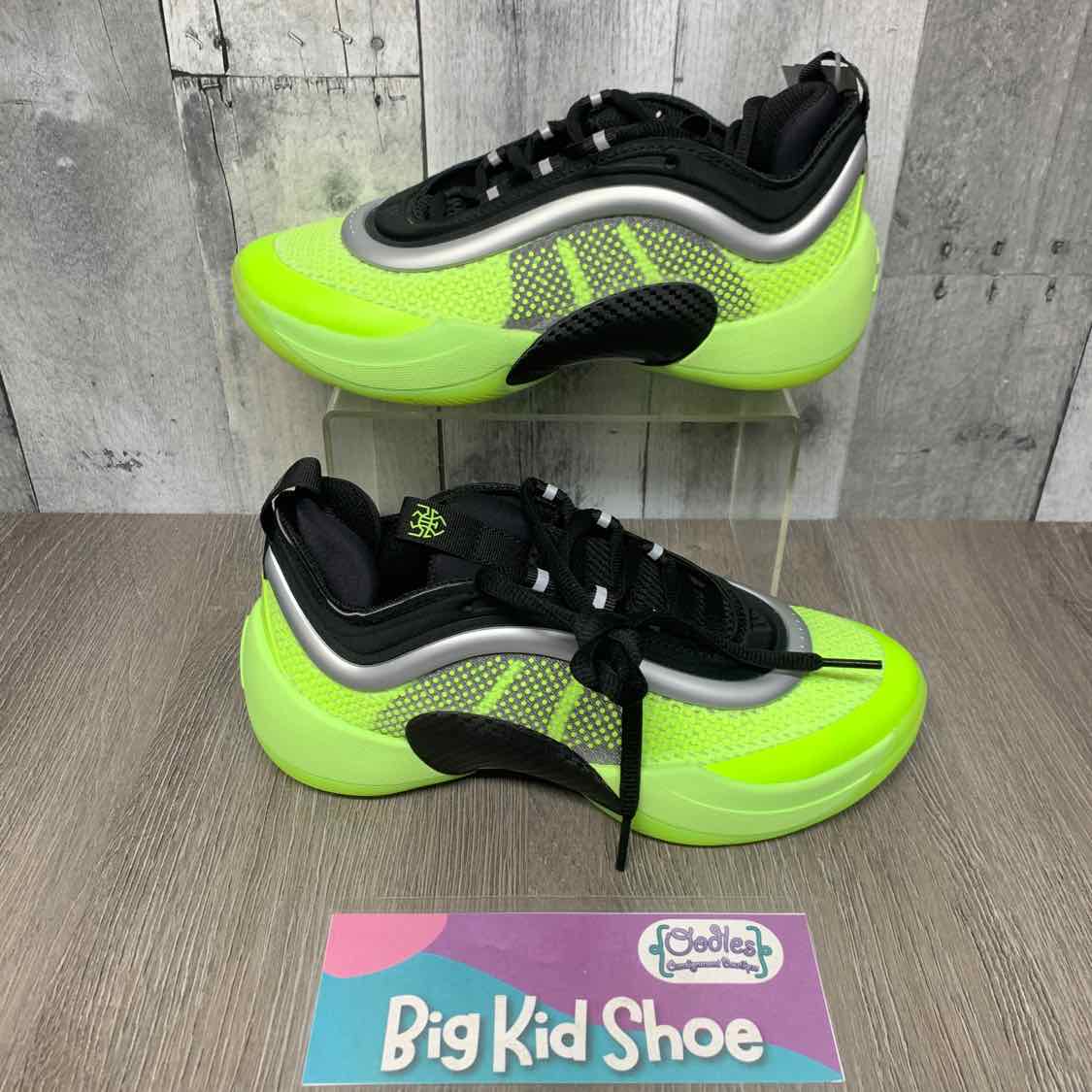 Size 4 Green/Black Sport Brand Sneakers