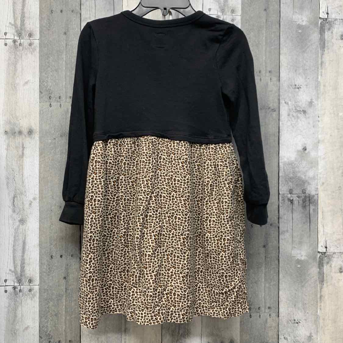 Size Medium Black/Tan Gap LS Dress
