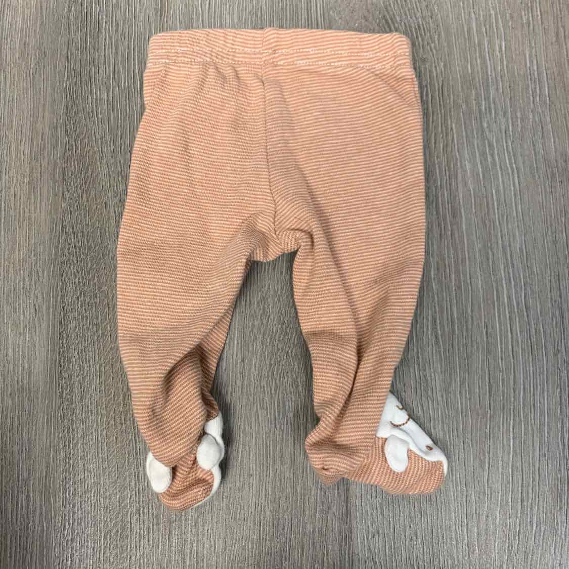 Size Preemie Brown Striped Just One You Athletic Pants