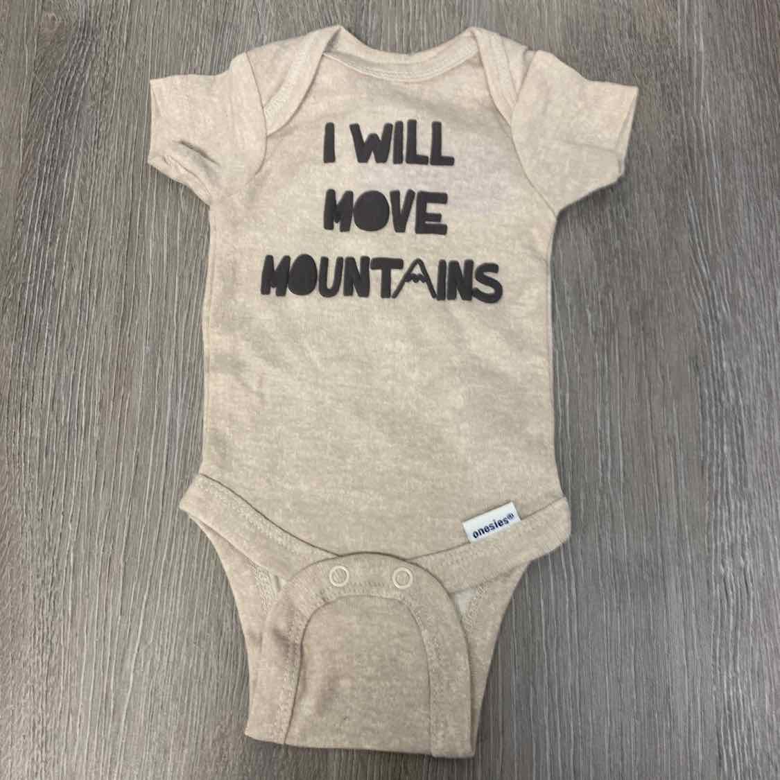 Size Preemie Tan Gerber Bodysuit