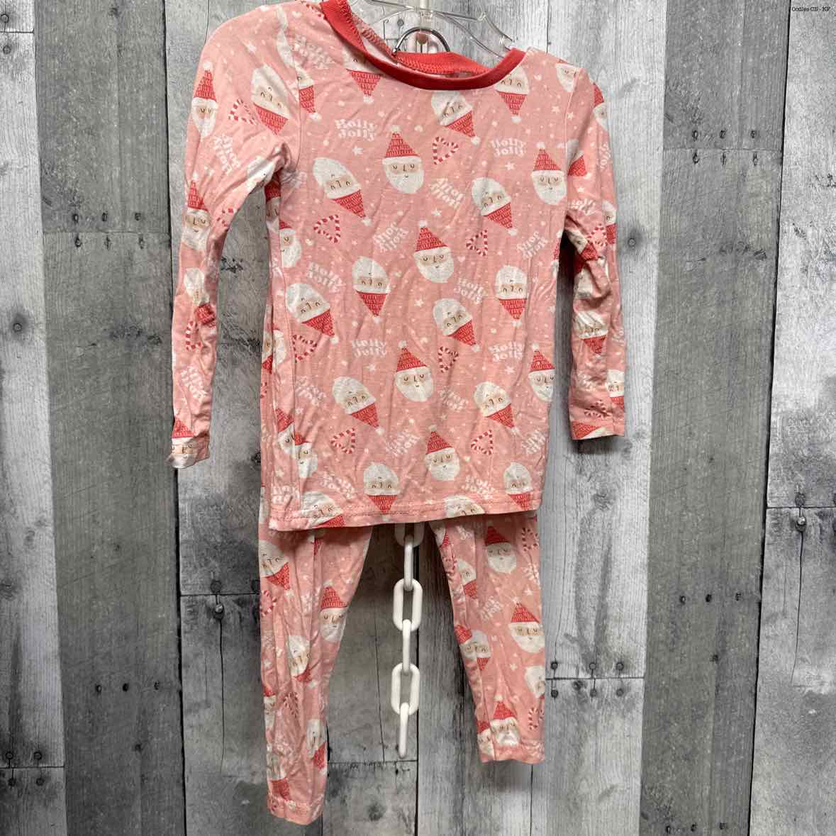 Size 24 Months Pink Print Bamboo 2pc PJs