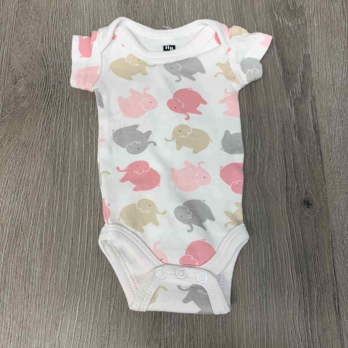 Size Preemie White Print Mid Brand Bodysuit