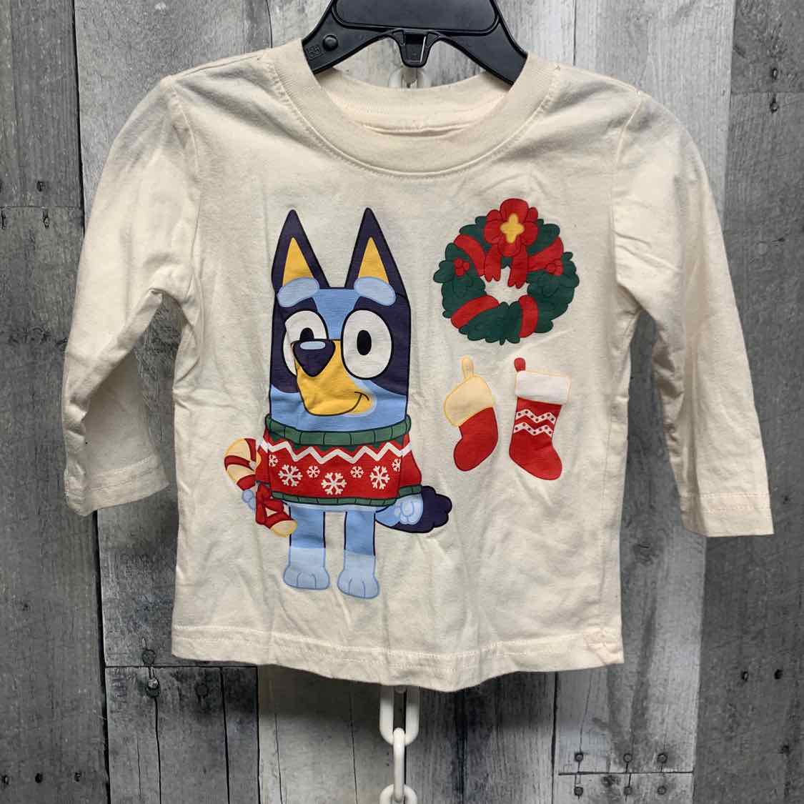 Size 12 Months Ivory Graphic Disney Long Sleeve Shirt