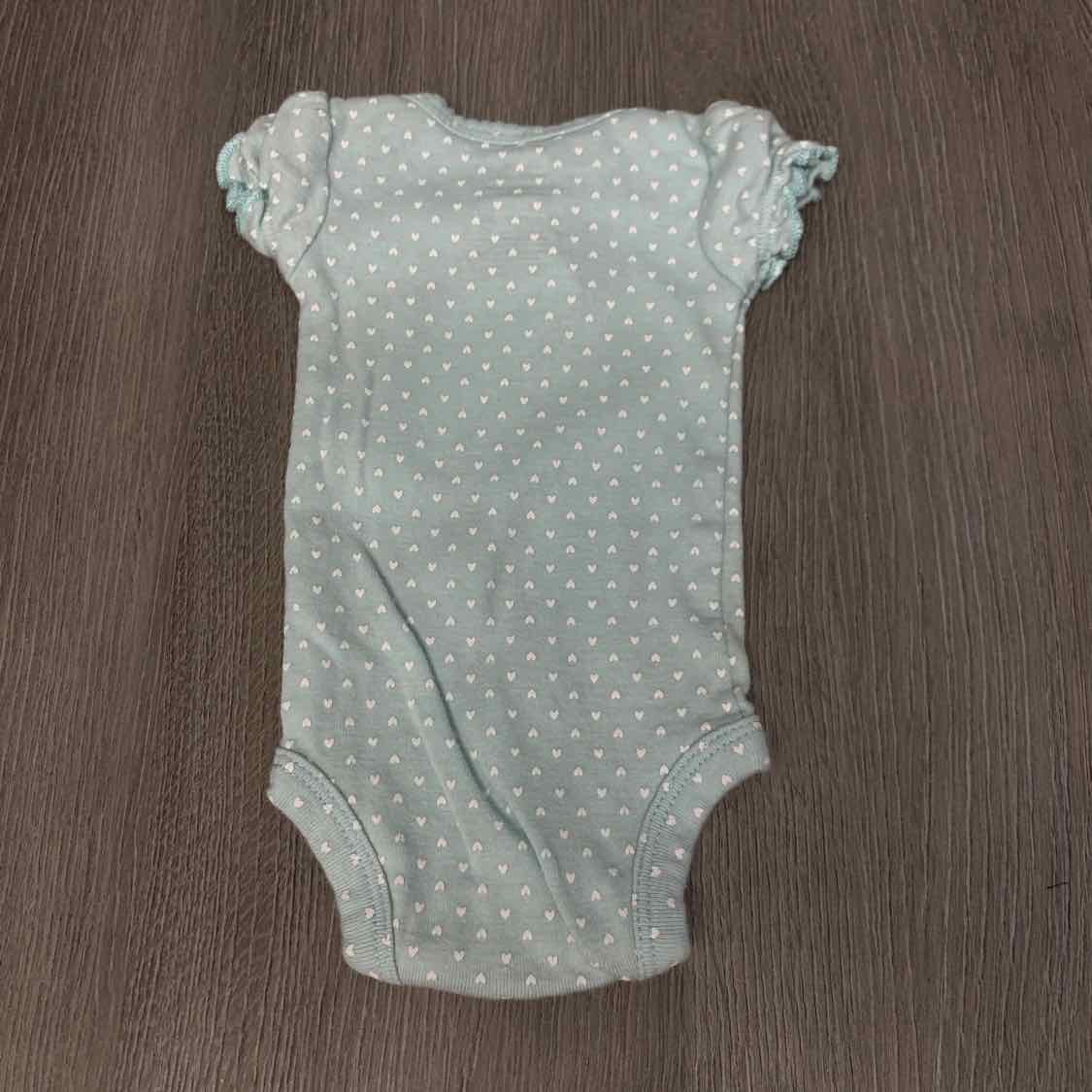 Size Preemie Blue/White Child of Mine Bodysuit