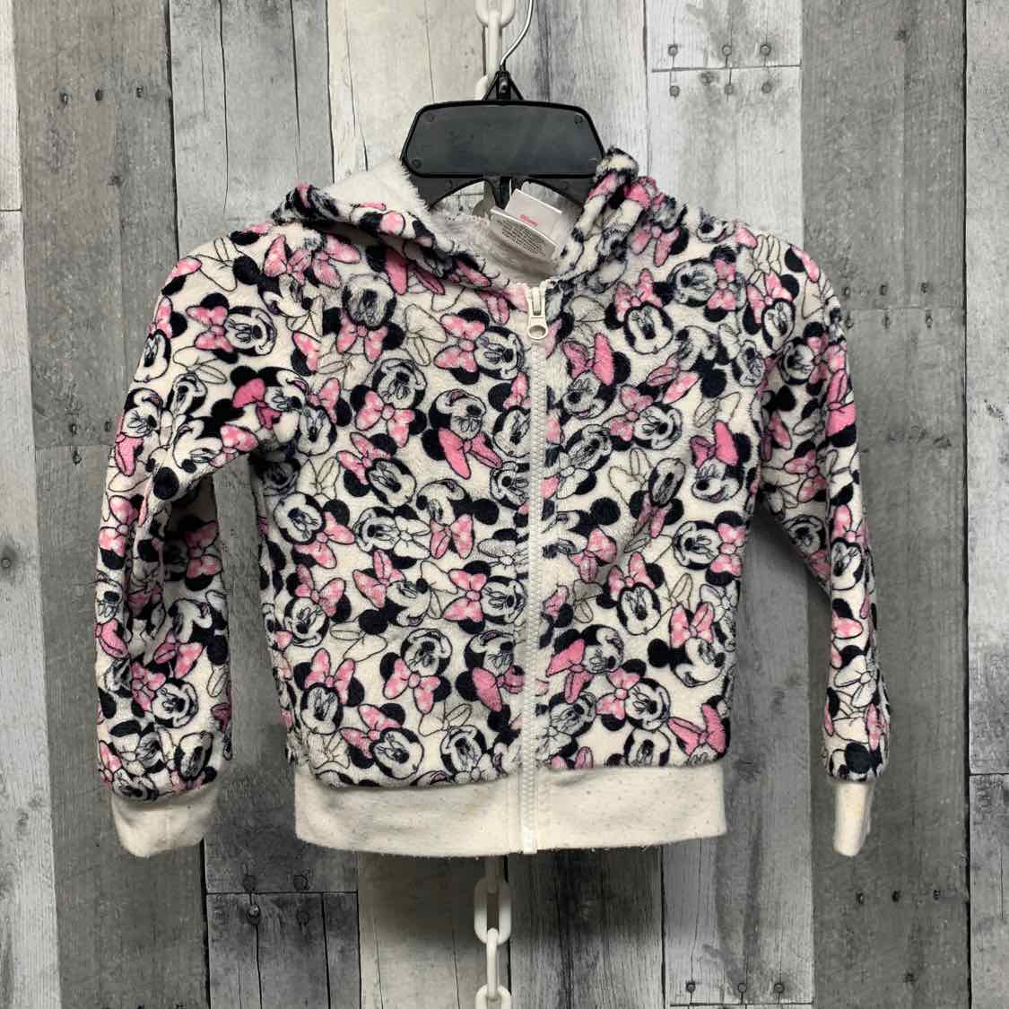 Size 4T White Print Disney Light Jacket