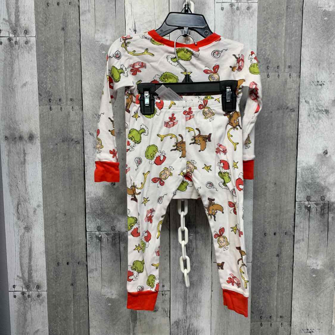 Size 2T Red Dr Seuss 2pc PJs