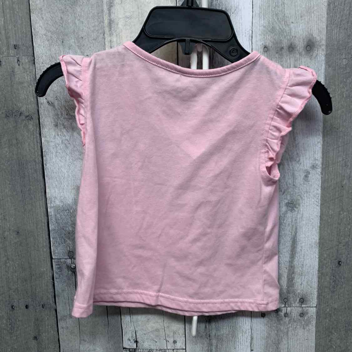 Size 6 Pink/Red B Brand Short Sleeve Shirt