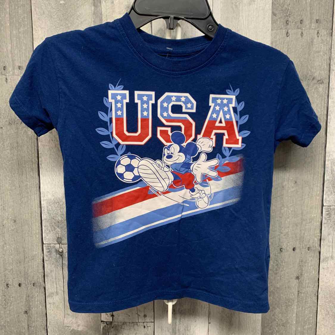 Size 5 Red/White/Blue Disney T Shirt
