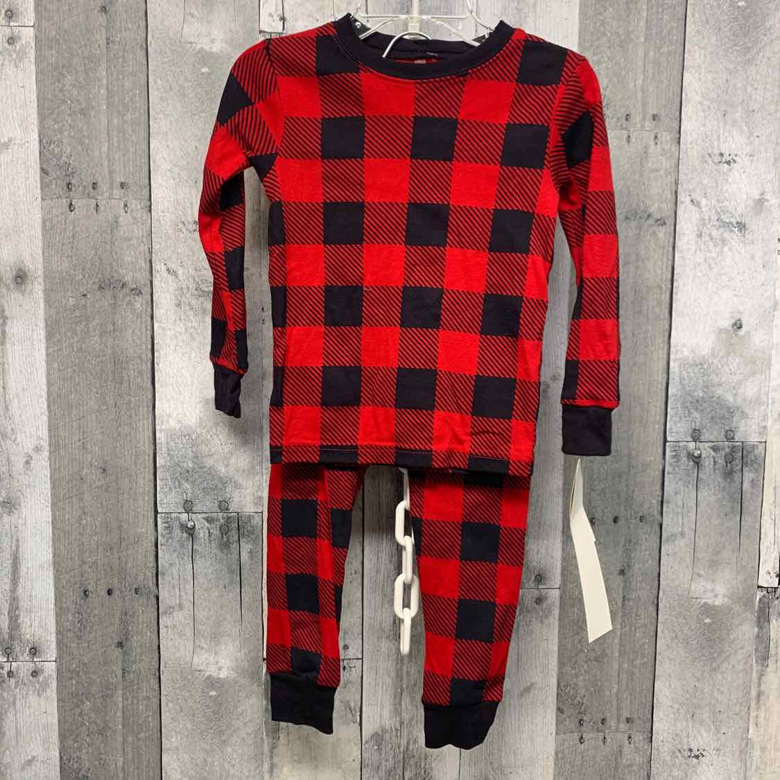 Size 2T Red/Black Carter's 2pc PJs