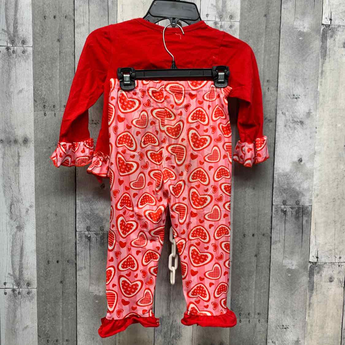 Size 4/5 Pink/Red Boutique Brand Shirt/Pants