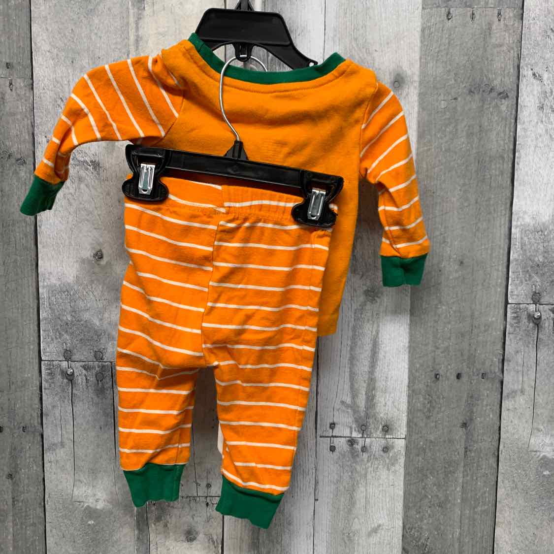 Size 3-6 Months Orange Mid Brand 2pc PJs