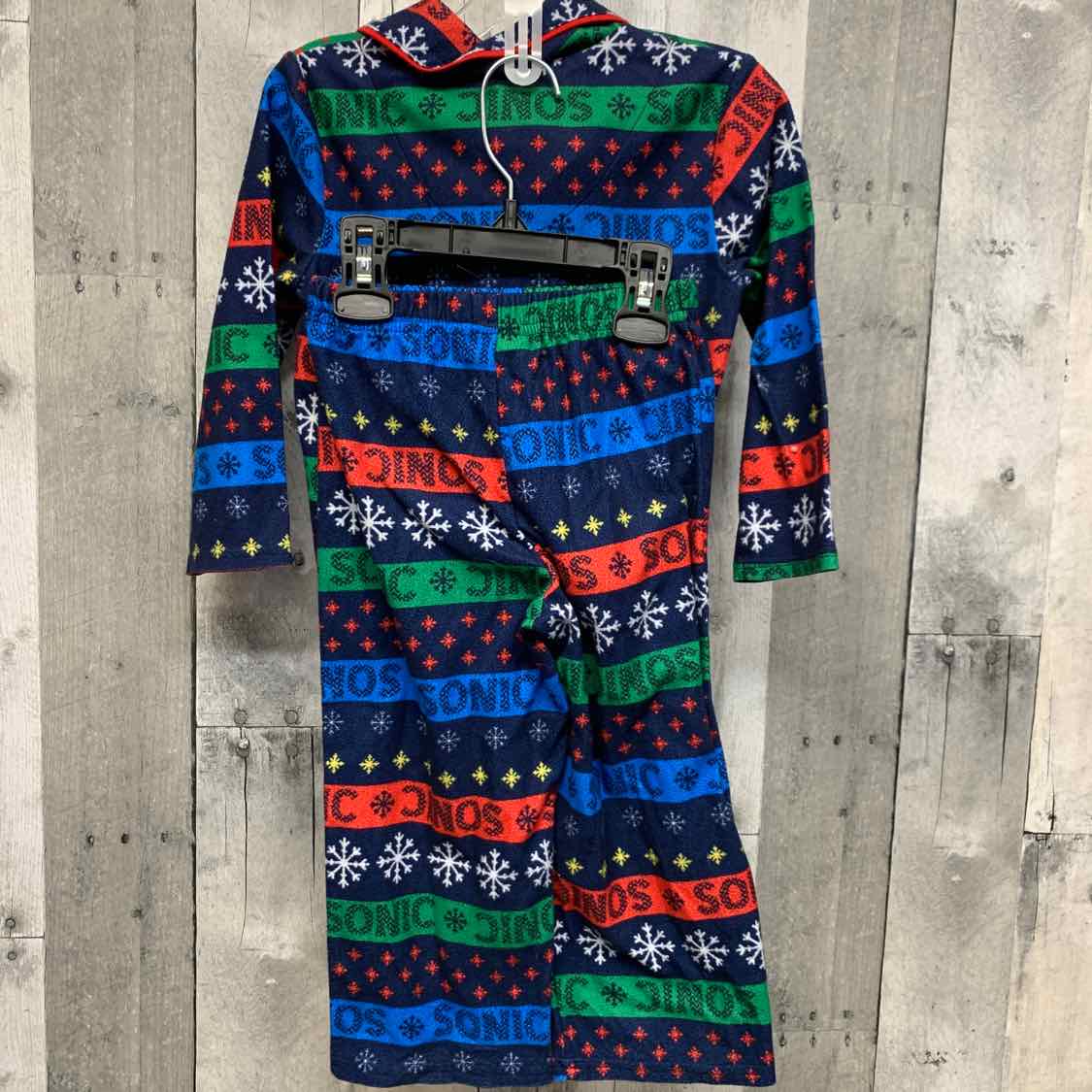 Size 3T Navy Print B Brand 2pc PJs