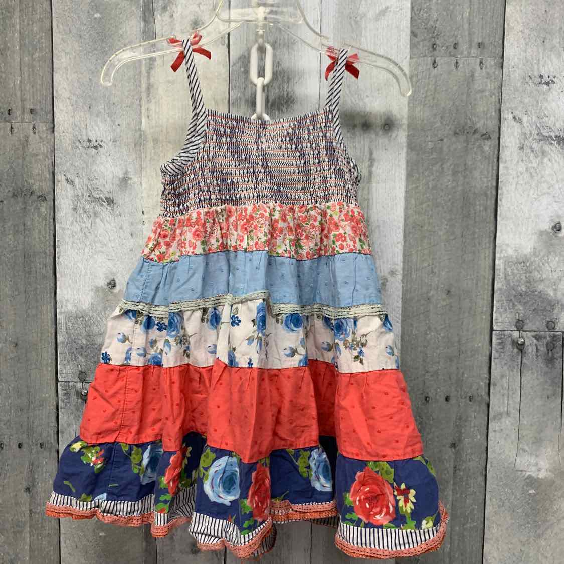 Size 4T Blue/Coral Children's Place Dress