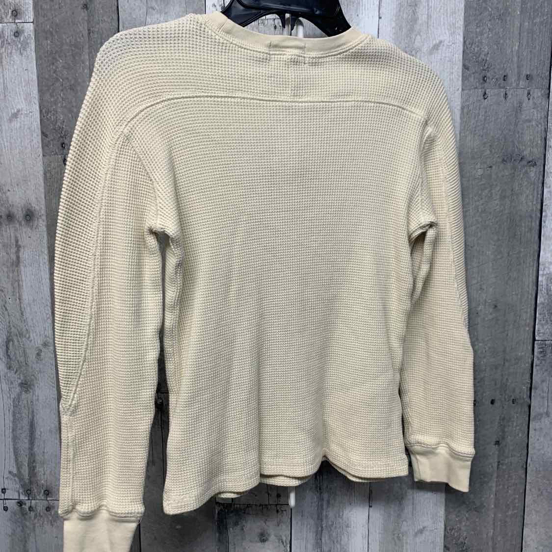 Size 6 Ivory Graphic Ralph Lauren Long Sleeve Shirt