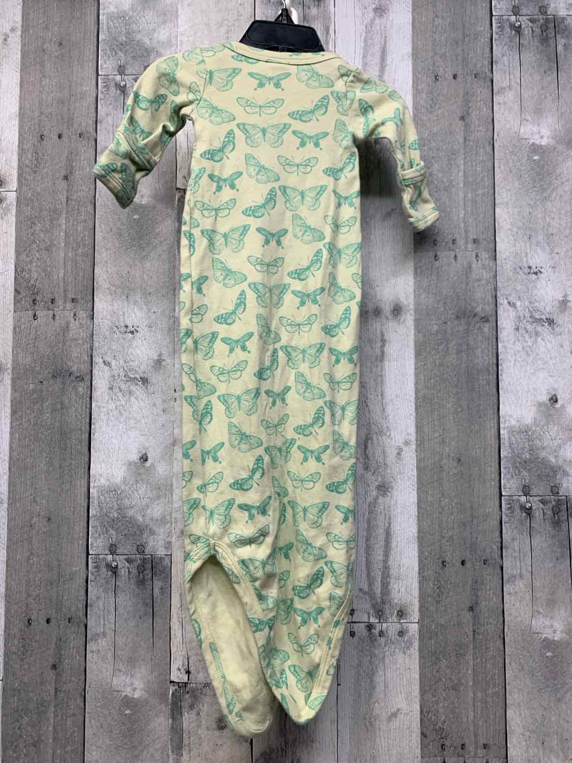 Size 0-3 Months Green Print Kate Quinn Layette