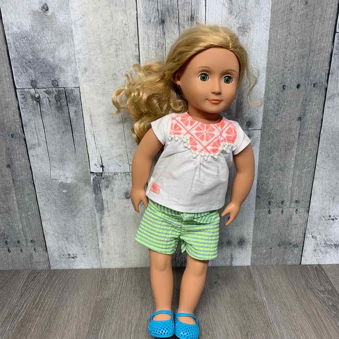 Our Generation Green/White Doll