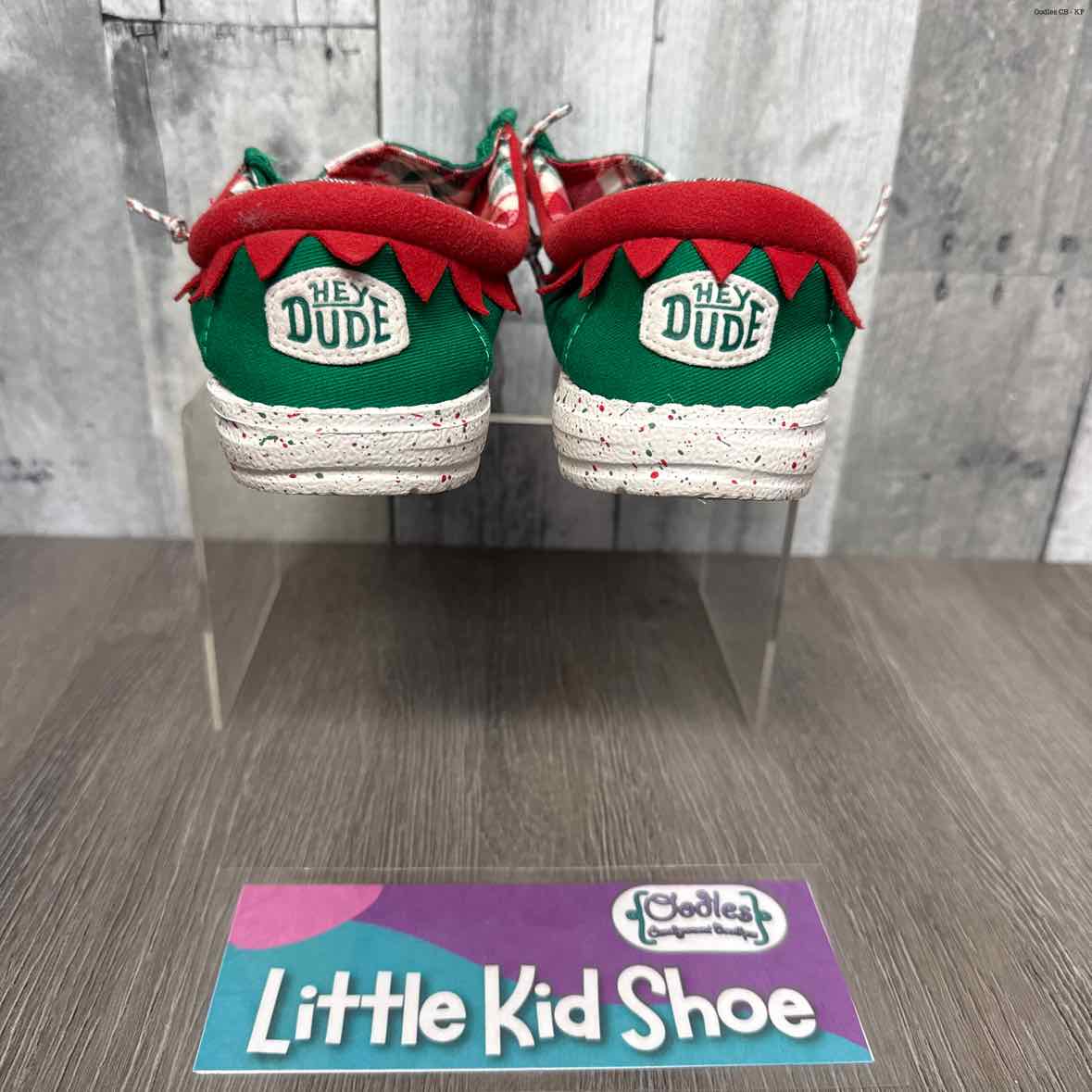 Size 13 Green Hey Dude Loafers