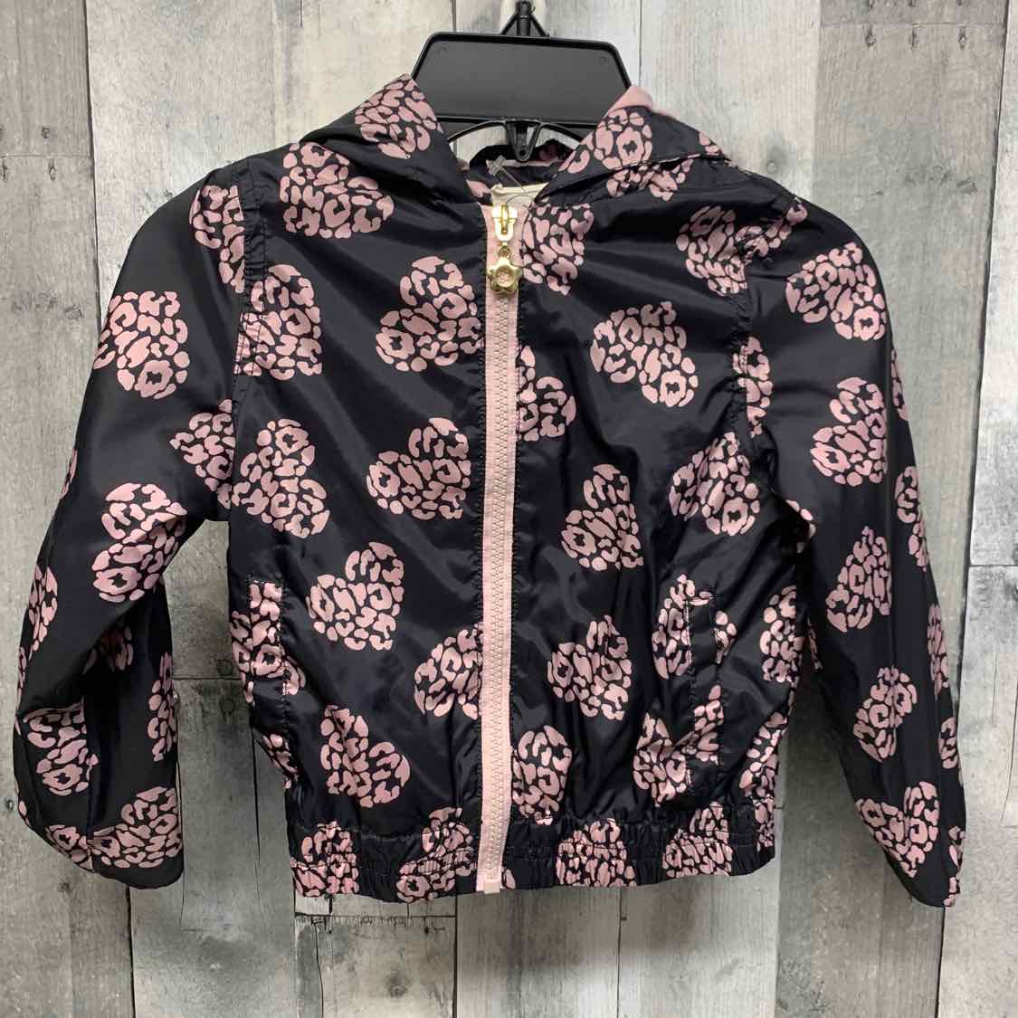 Size 4 Black Print Btween Light Jacket