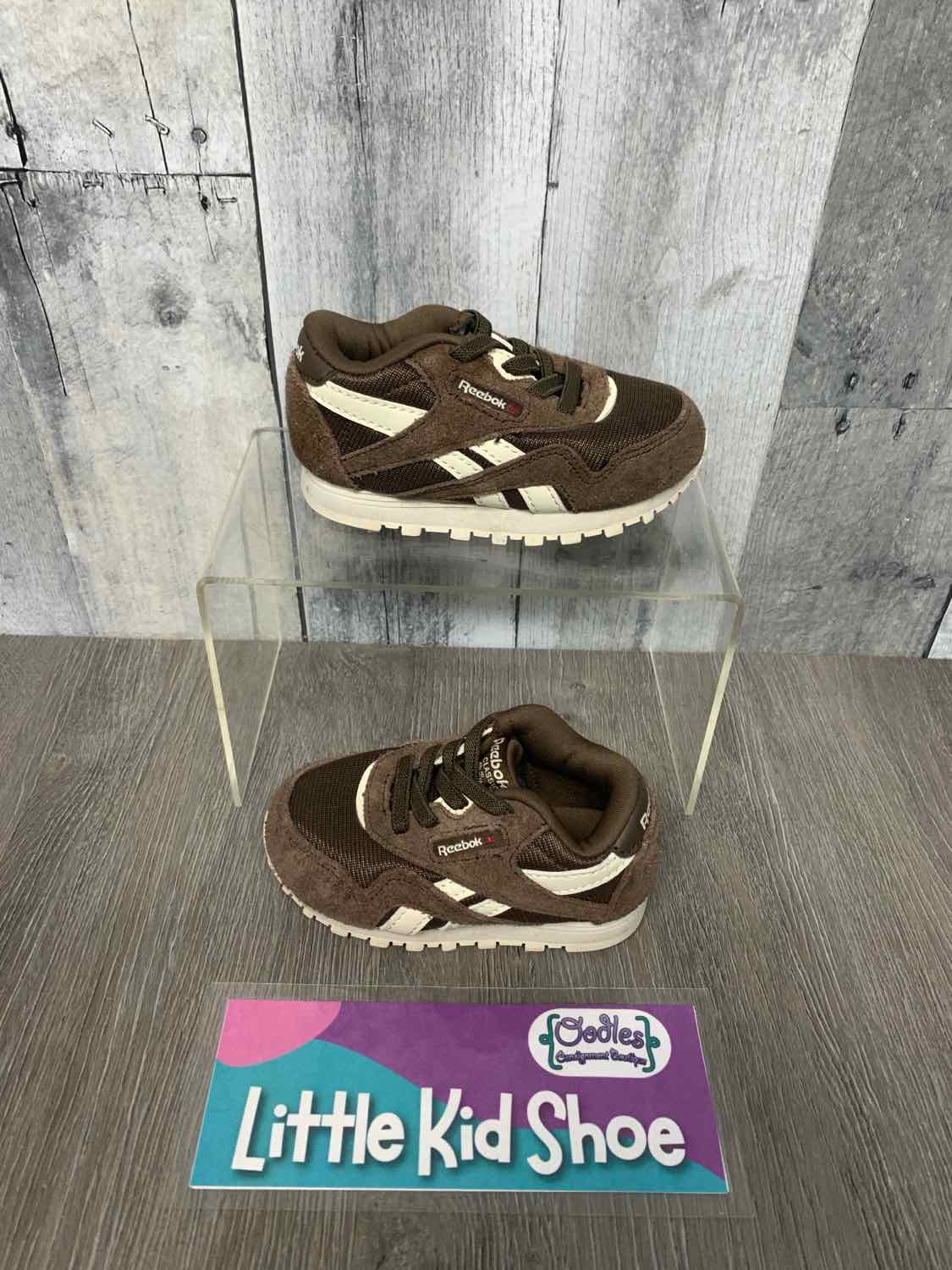 Size 5 Brown/Tan Reebok Sneakers