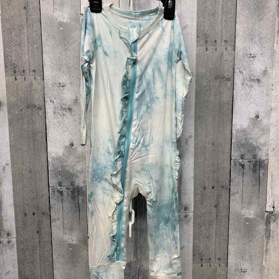 Size 18-24 Months Teal Print Little Buggins Romper