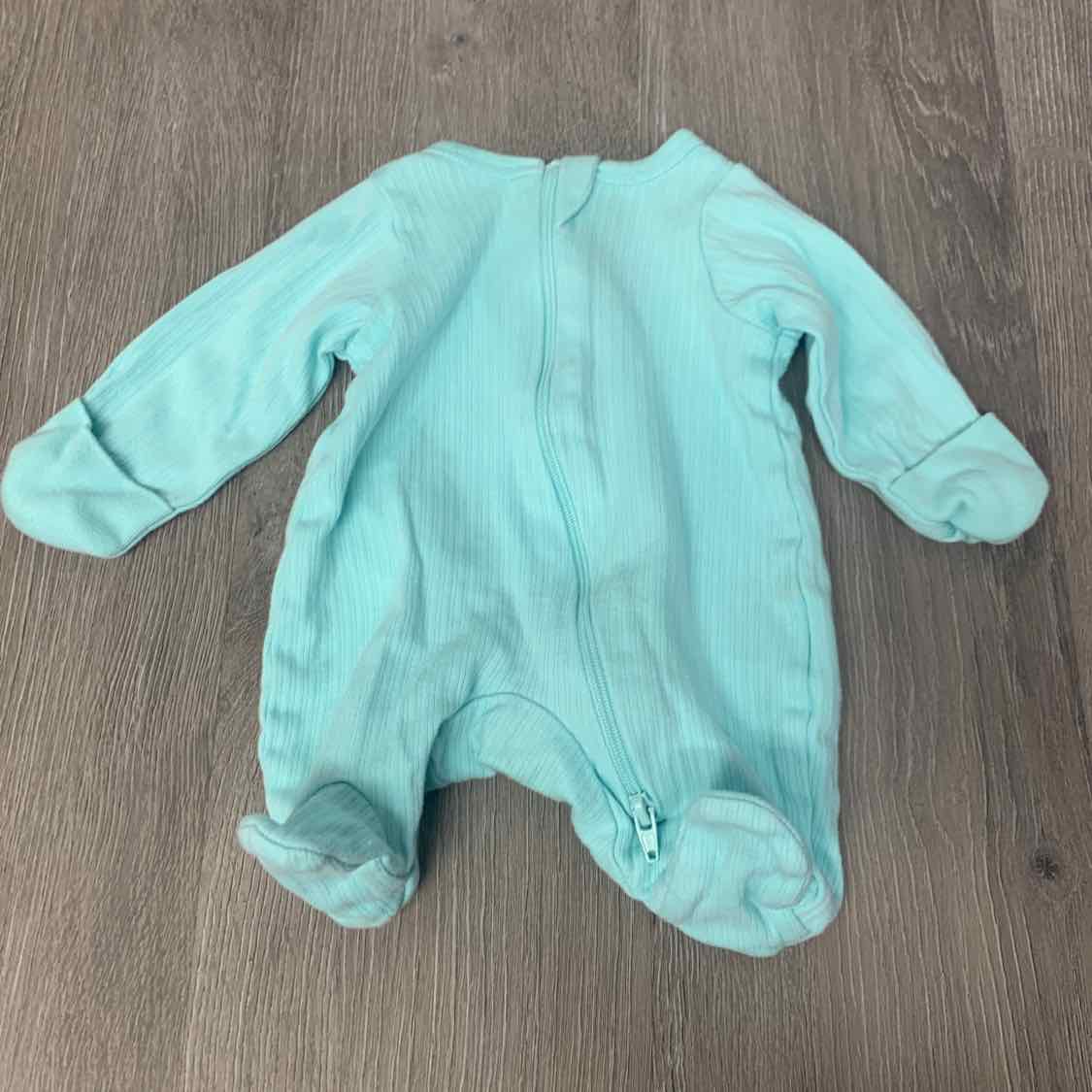 Size Preemie Blue Wonder Nation Footy PJs