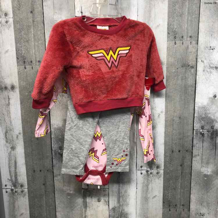Size 6-9 Months Pink/Gray DC Shirt/Pants