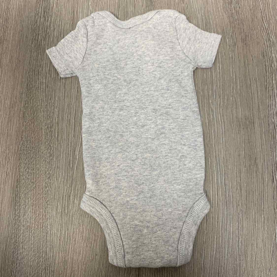 Size Preemie Gray Just One You Bodysuit