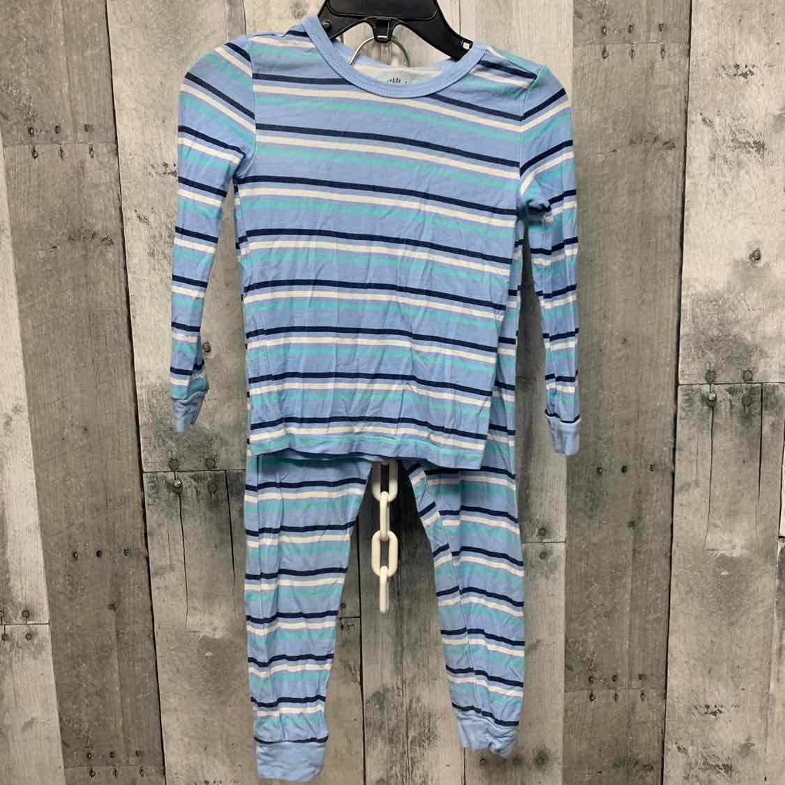 Size 24 Months Blue Striped Little Me 2pc PJs