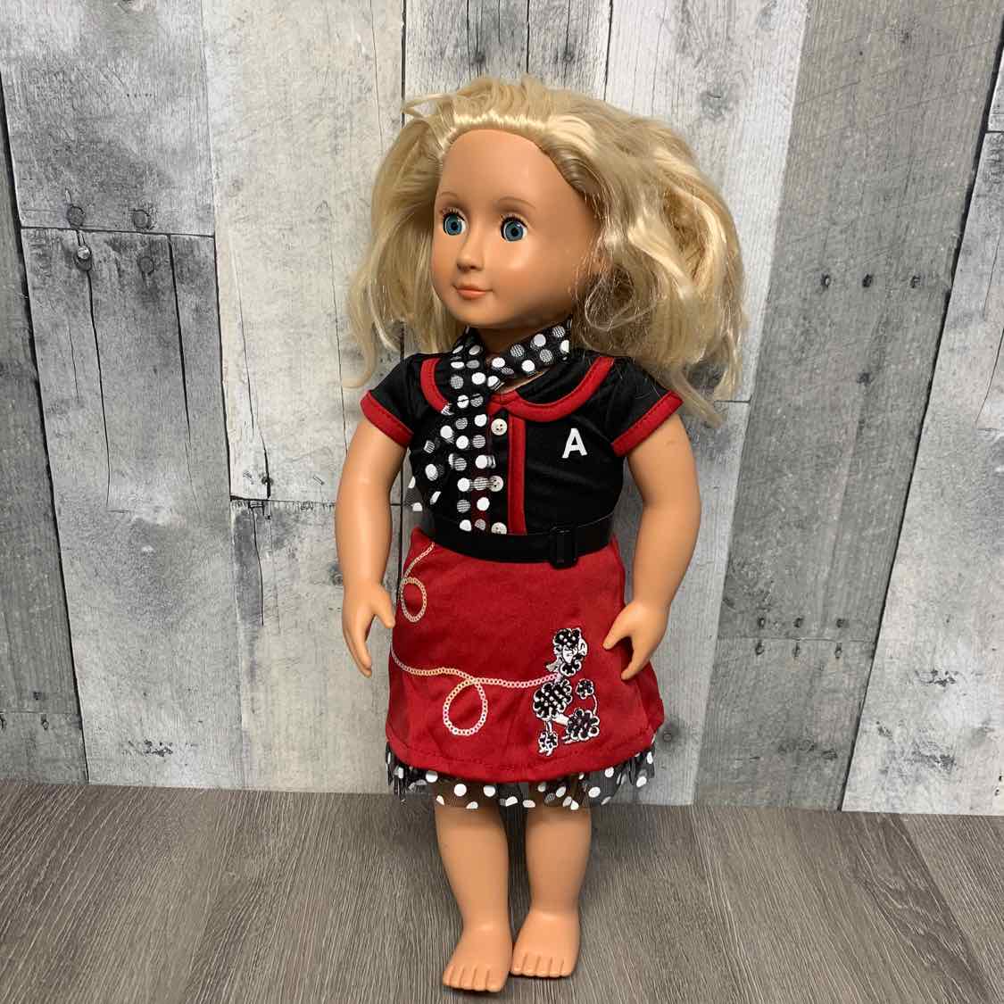 3pc 18" Poodle Skirt Outfit
