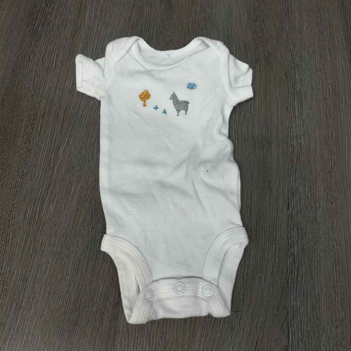 Size Preemie White Just One You Bodysuit